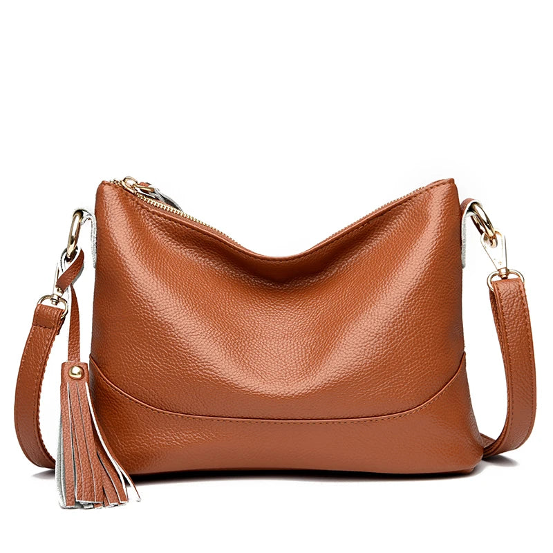 luxurious women's leather bag