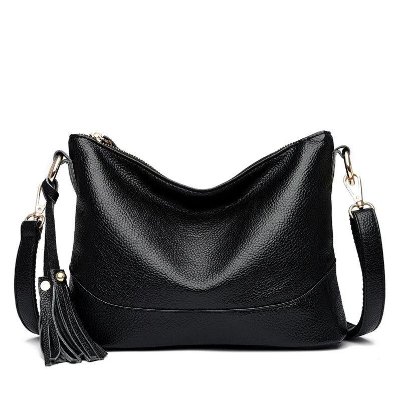 luxurious women's leather bag