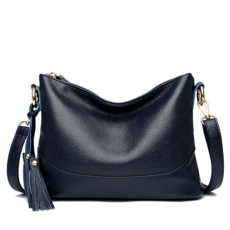 luxurious women's leather bag