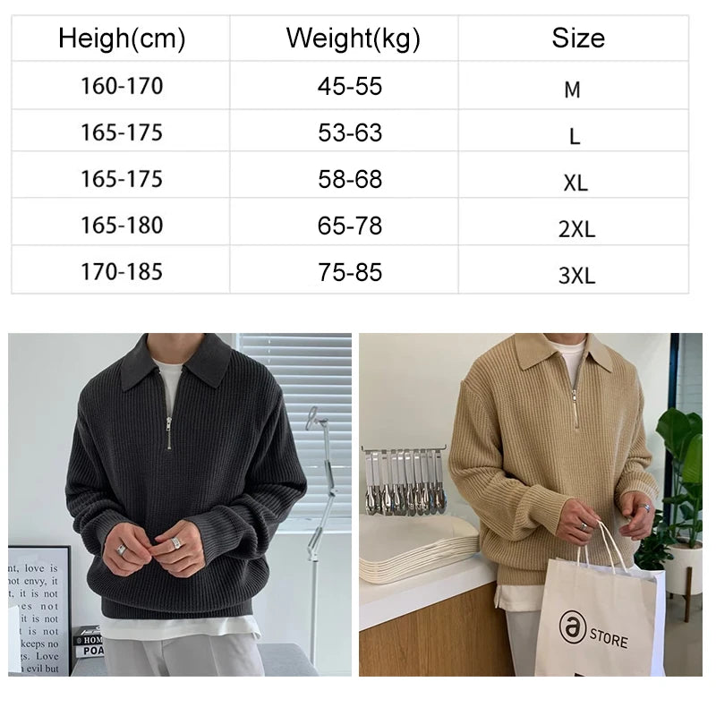 mens casual sweater