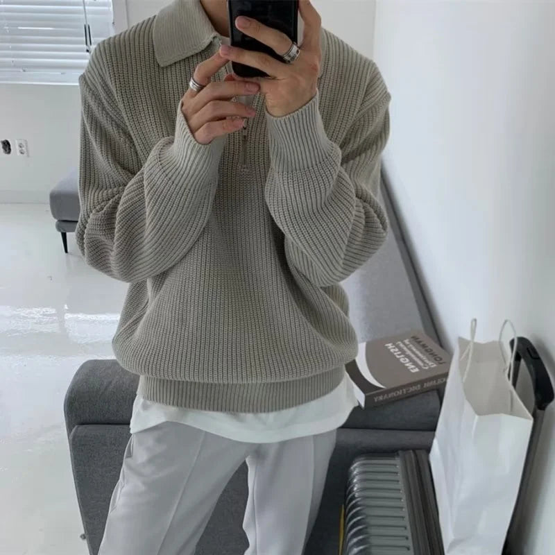 mens casual sweater