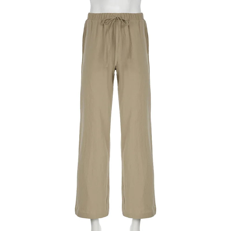 low waist summer pants y2k